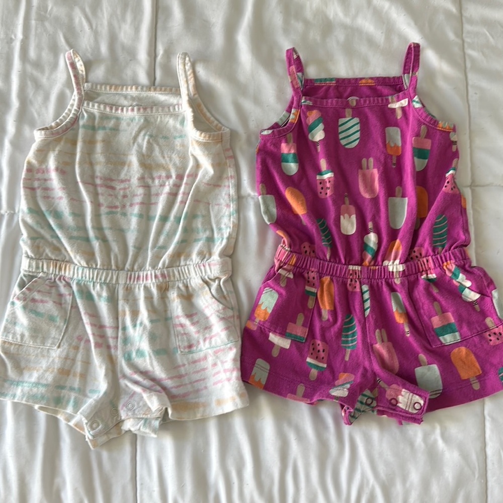 Two set wonder nation rompers